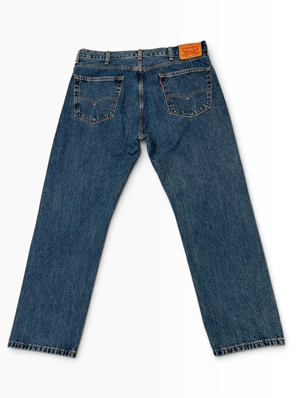 Levi’s 505 Regular Fit Men’s Jeans 38x30 Straight Leg Medium Wash Denim
